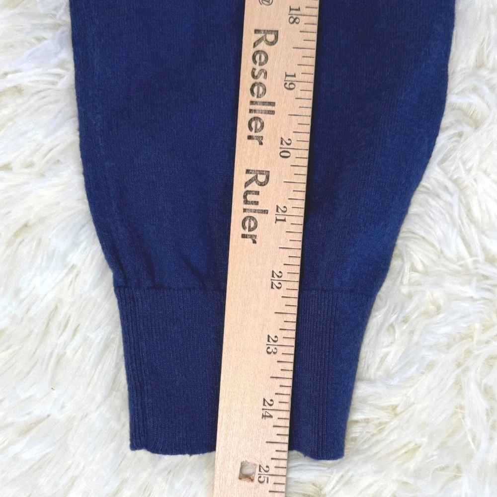 Polo Ralph Lauren Mens XXL Blue Cotton Cashmere Crewneck Sweater Pullover